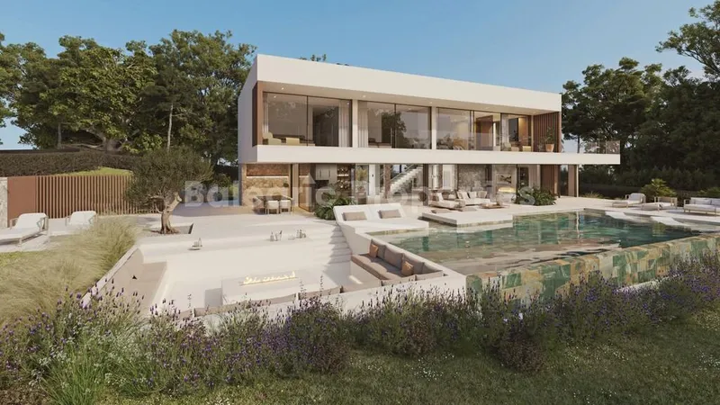 Contemporary villa for sale in the peaceful area near Bunyola, West Mallorca — photo 3