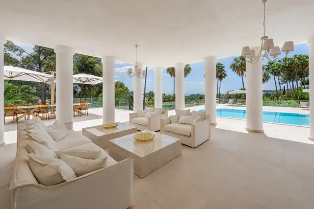Exclusive frontline golf villa with tennis court for sale in Son Vida, Mallorca — photo 5