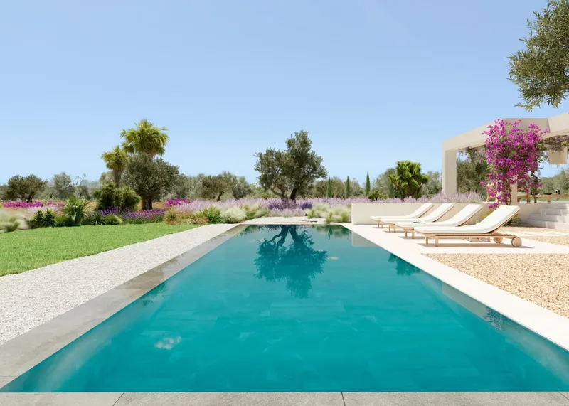 Newly built finca near Ses Salines and Es Trenc with heated infinity pool and advanced technology. — photo 2