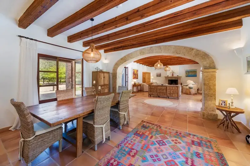 This impressive finca is located in the quiet and beautiful Vall d'en March about 2 km east of Pollença. It occupies 50,000m2 (12.3 acres) — photo 10