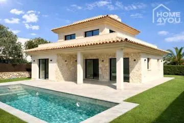 Exclusive new build villa in Cala Llombards with 3 bedrooms, 3 bathrooms, pool, sea views, air conditioning & underfloor heating — photo 1