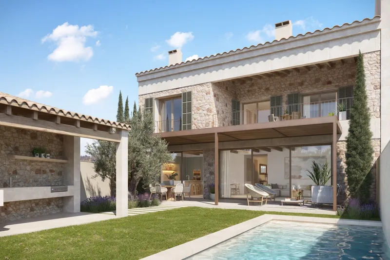 New build townhouse with private spa and spacious terraces in Santanyí — photo 2