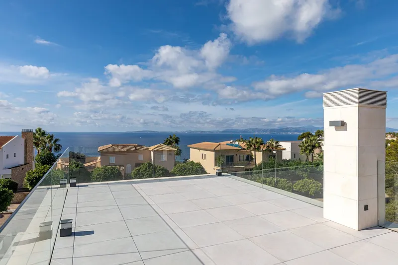 New build villa in Puig de Ros with wonderful views over the Bay of Palma 1 — photo 1