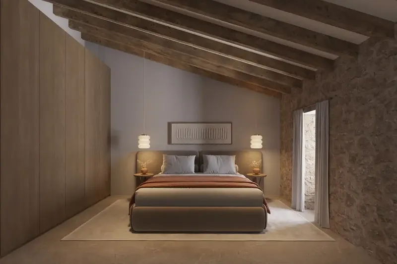 We present this wonderful newly renovated village house in Caimari with a tourist license for 6 people. This impressive home — photo 5