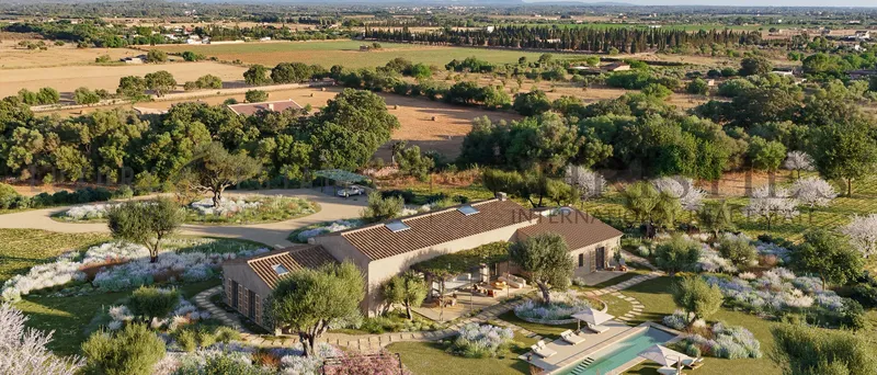 Fantastic newly built finca near Binissalem on a large plot — photo 1