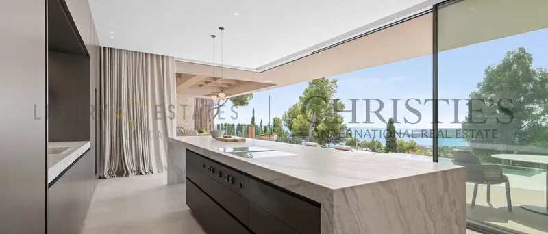 New build luxury villa in Costa d'en Blanes in the southwest of Mallorca with panoramic sea views — photo 5