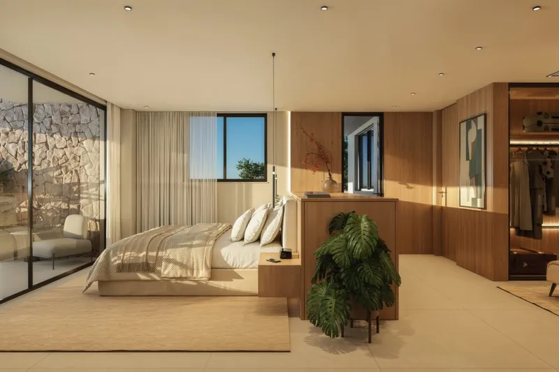 Contemporary four-bedroom villa with panoramic vistas in Sa Font Seca — photo 11