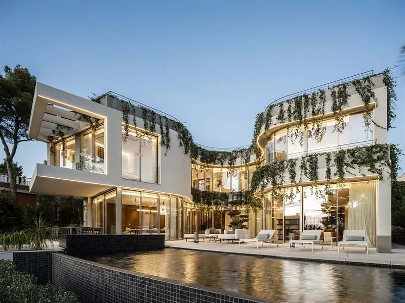 Modern luxury villa with sea views in Bendinat — photo 1