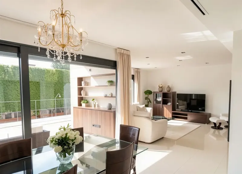 This exclusive chalet is located in a privileged location of Palma de Mallorca in Ciutat Jardí on a large plot with pool, terrace — photo 5