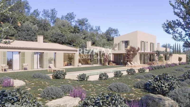Exceptional plot of land with project and sea views near Cala Romántica — photo 1