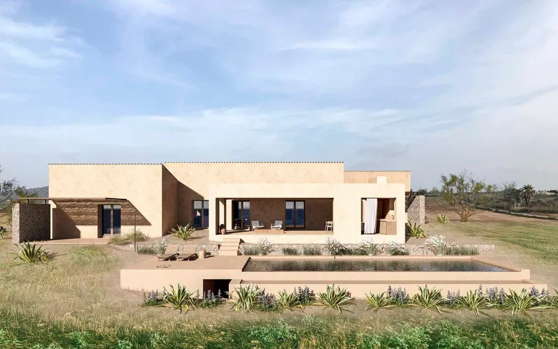 Einmaliges Baugrundstück mit exklusiven genehmigten Finca-Projekt — photo 1