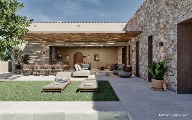 Rustic plot with license: Mediterranean style, harmony of light, design and nature — photo 2
