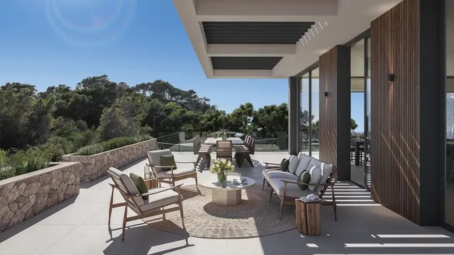 Sophisticated newly built sea view villa for sale in Nova Santa Ponsa, Southwest Mallorca — photo 8