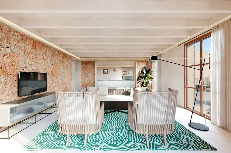 This beautiful newly built finca is located above the lovely village of Cala Millor and below the mountain 'Na Penyal' — photo 3