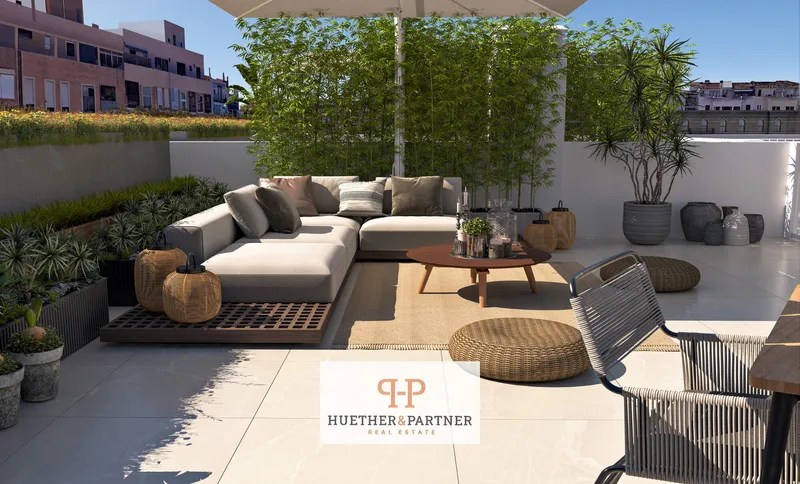 New build penthouse with 3 bedrooms, parking space and terrace for sale — photo 3