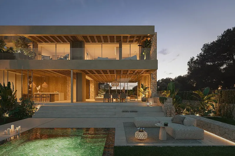 Villa in Nova Santa Ponça - New build on the Ensaimada with sea views, pool and wellness area — photo 2