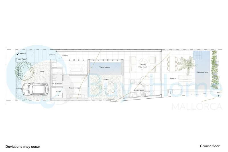 Exclusive townhouse project with pool and terraces in Son Espanyolet — photo 12