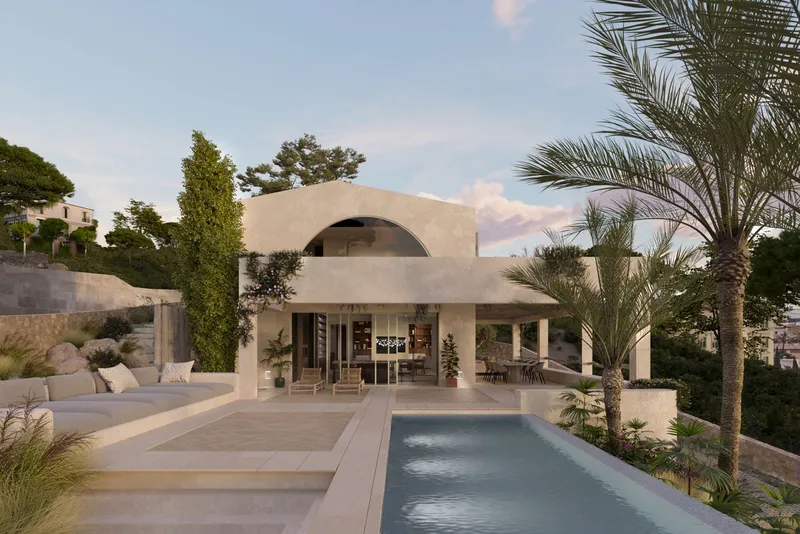Building plot with project for an exclusive designer villa — photo 2