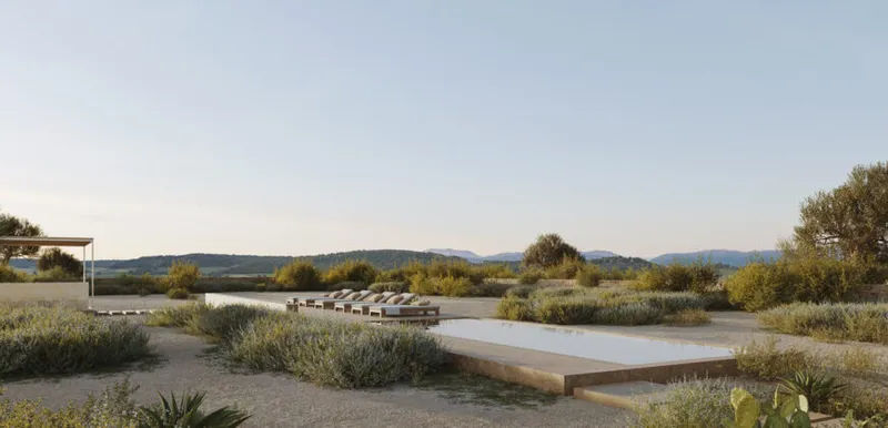 Rustic plot of 14,700 m² with project and electricity supply near Ses Salines — photo 11