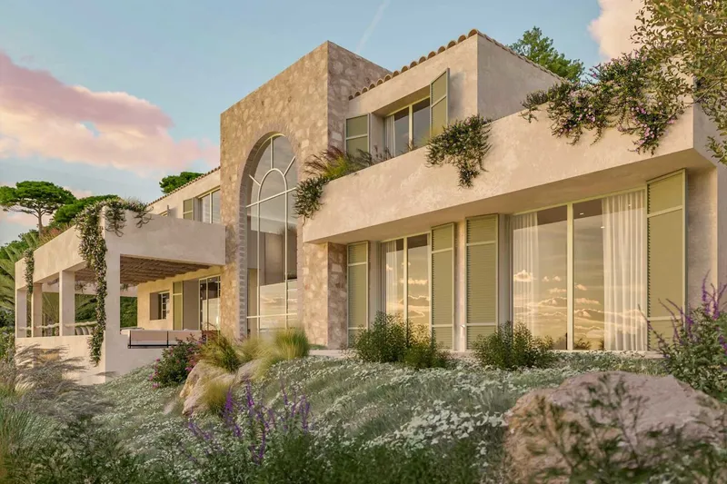 Building plot with licence and project for villa in a central location in Santa Ponsa — photo 1