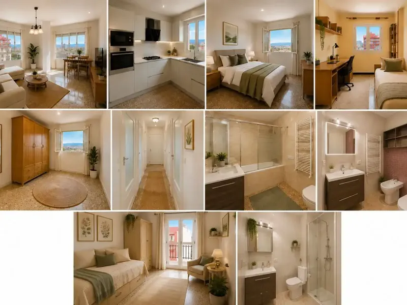 Exterior 4-bedroom flat, very sunny, with balcony and open views on General Riera — photo 10