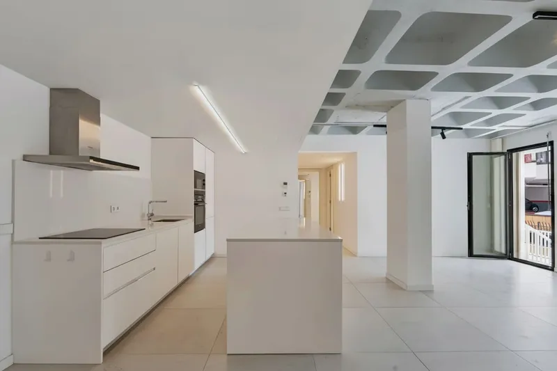 Spacious loft apartment with a fitness room in El Terreno — photo 1