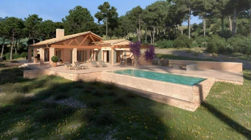 New build finca in Alcudia with 35,874 m2 of land — photo 1