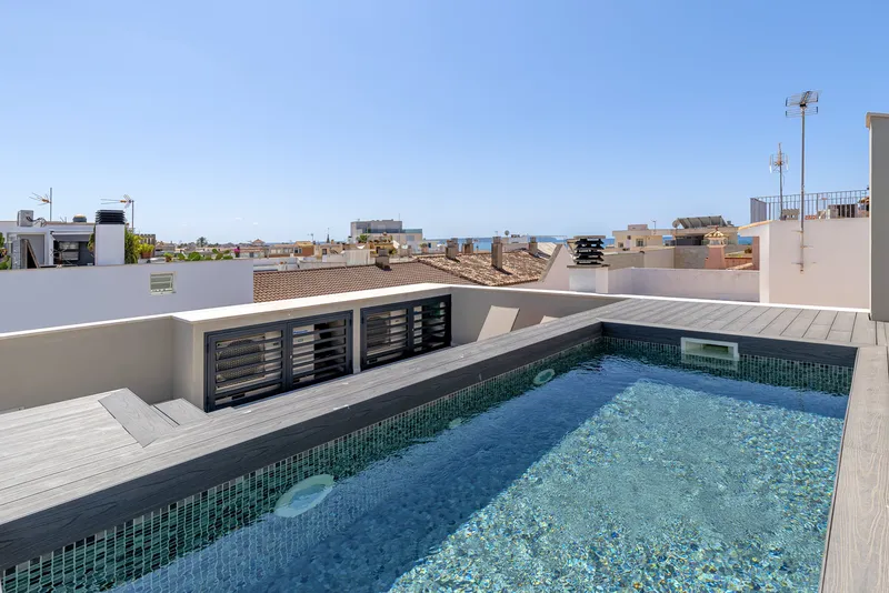 Townhouse in Portixol - rooftop terrace with sea views — photo 2