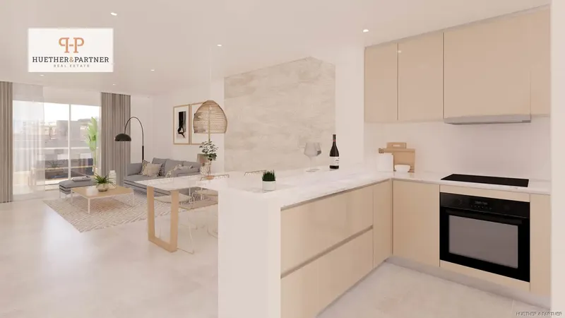 Building 1: 2nd floor with 20.30 m² terrace and 2 bedrooms: (example apartment 1-2-3) — photo 9