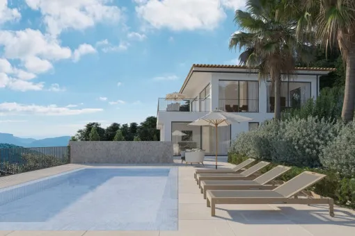 Galilea, luxury newly built villa with sea views in Galilea — photo 1