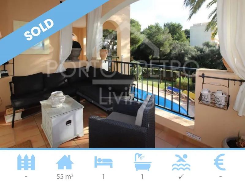 Ref. PRO133 – Well-maintained, fully equipped apartment with community pool in Porto Petro — photo 1