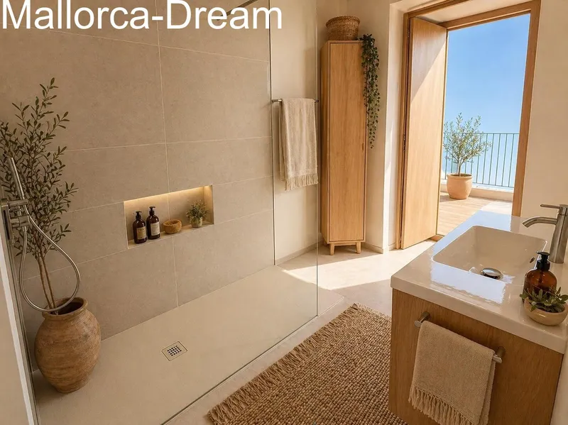 Son Servera: A unique townhouse with a sea-view roof terrace, air conditioning, underfloor heating, a heat pump and a solar panel system, situated in the historic — photo 8