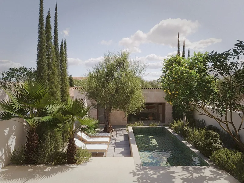 Townhouse in Colonia de Sant Jordi - New build with pool, guest house and ETV licence — photo 1