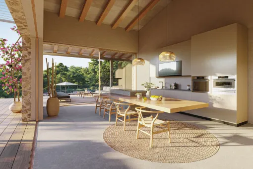 Santa Maria del Cami, new-build finca with views of the Tramuntana mountains and the sea near Santa Maria — photo 6