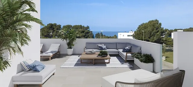 Newly built semi-detached houses for sale with private garden and pool near Llucmajor, Mallorca — photo 8
