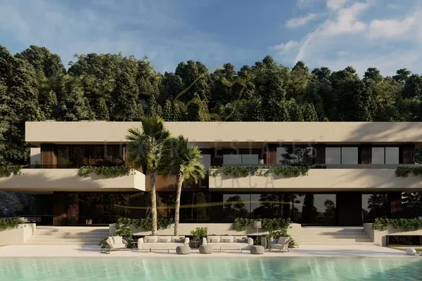 Fantastic plot in Son Vida with project and sea views — photo 5