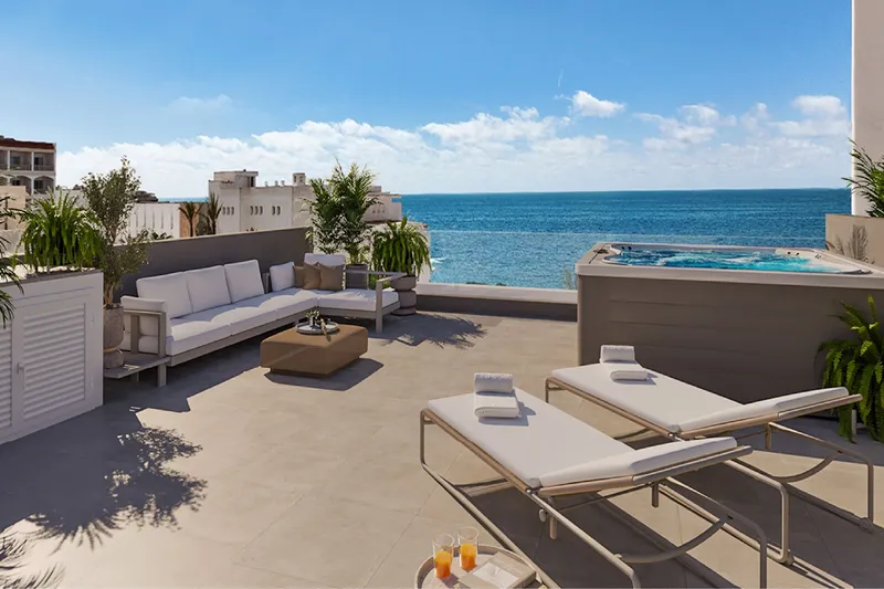 Penthouse with private rooftop terrace in Colonia de Sant Jordi — photo 1