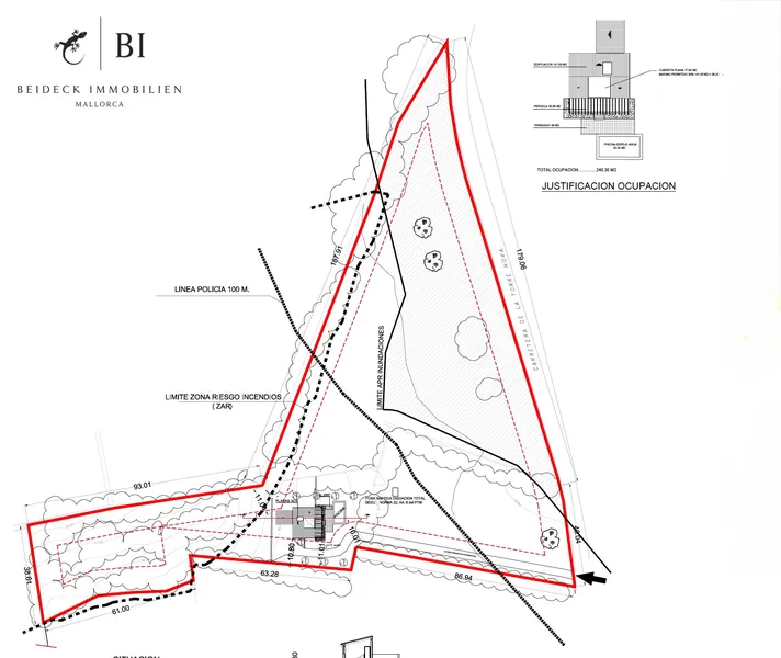 Interesting plot with approved finca project between Son Carrió and Cala Millor — photo 6