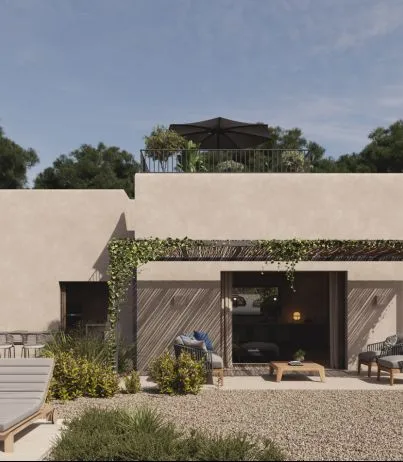 New built villa with pool on a large plot in Ses Salines — photo 1