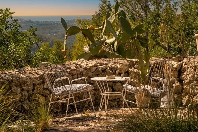 Mediterranean-style country house in Galilea with sea views, spacious terraces and natural stone walls — photo 2