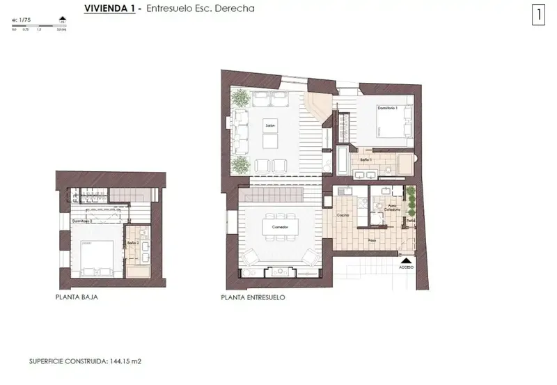 Located in the most valued area of the Old Town of Palma de Mallorca, near the wall and the famous Cathedral, this apartment — photo 2