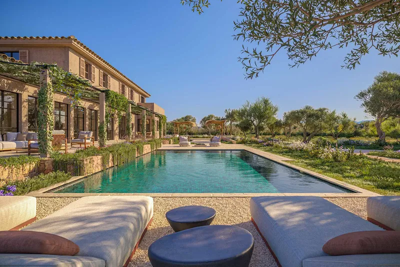 Luxurious country residence with pool and panoramic views in the heart of Mallorca — photo 4