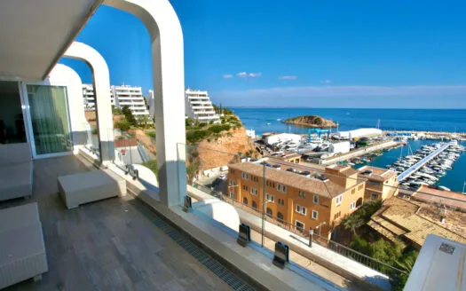 Superb Penthouse Apartment with Stunning Sea and Marina Views, Puerto Portals, SW Mallorca – For Rent — photo 1