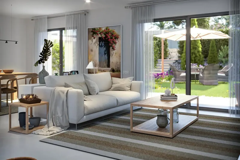 Modern townhouse with 3 bedrooms, garden, roof terrace, parking space and communal pool — photo 4