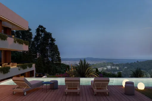 Son Vida, construction project with beautiful plot, sea views and views of Palma in Son Vida — photo 1
