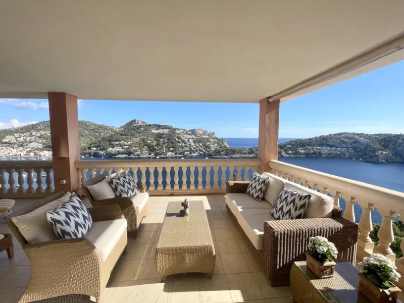 Penthouse with huge rooftop terrace and breathtaking sea and harbor views for rent in Puerto Andratx - Port d'Andratx - 2 Bedrooms, 142.28 m² — photo 5