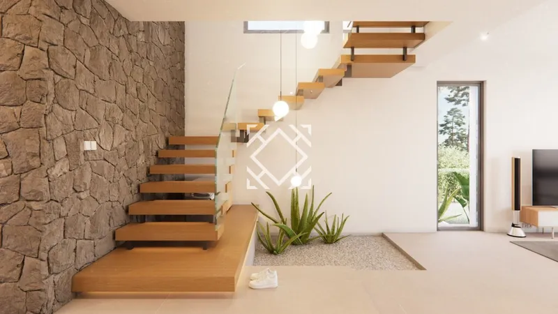 Luxury villa for sale with swimming pool under construction in Llenaire, Puerto Pollensa, Mallorca. — photo 7