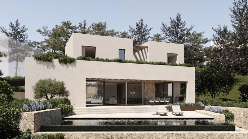 Newly built villa with sea views in Cas Català — photo 3