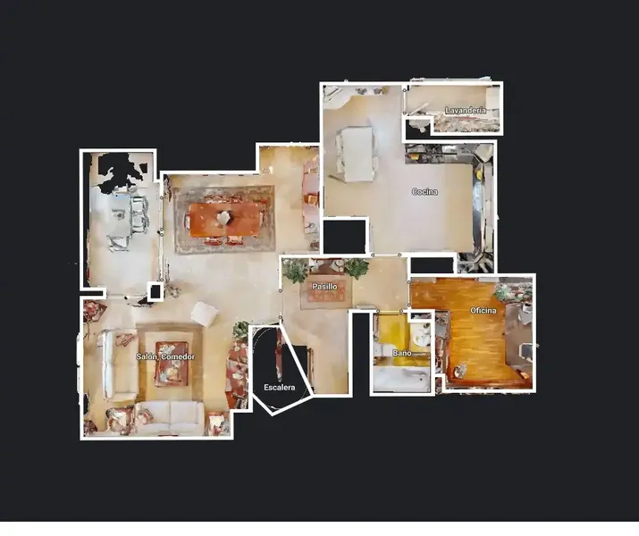 Large family duplex for sale in La Bonanova with clear sea views from the living room with terrace, accessed from the hallway — photo 4