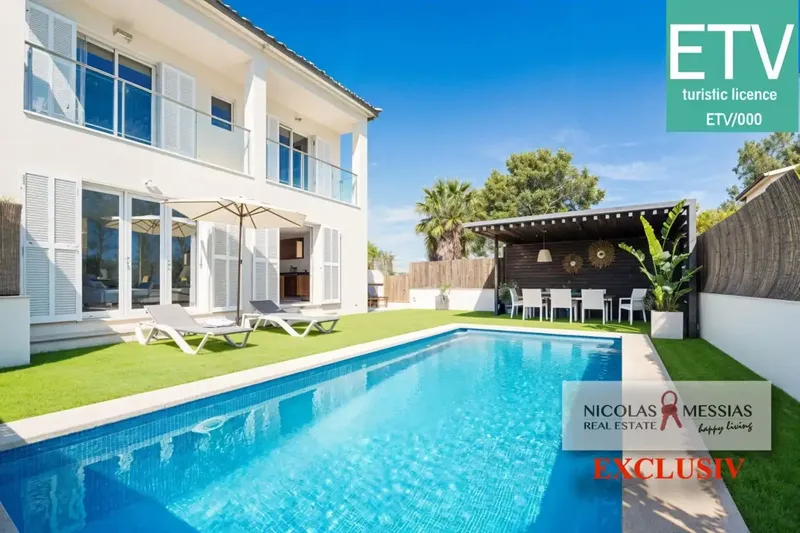 Exclusive chalet with heated pool in Playa de Muro - Mallorca — photo 1